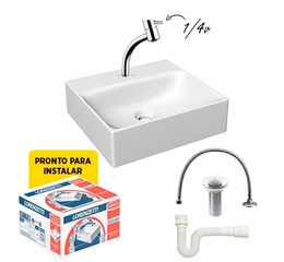 Combo Cuba SA-01 + Sifão e Válvula